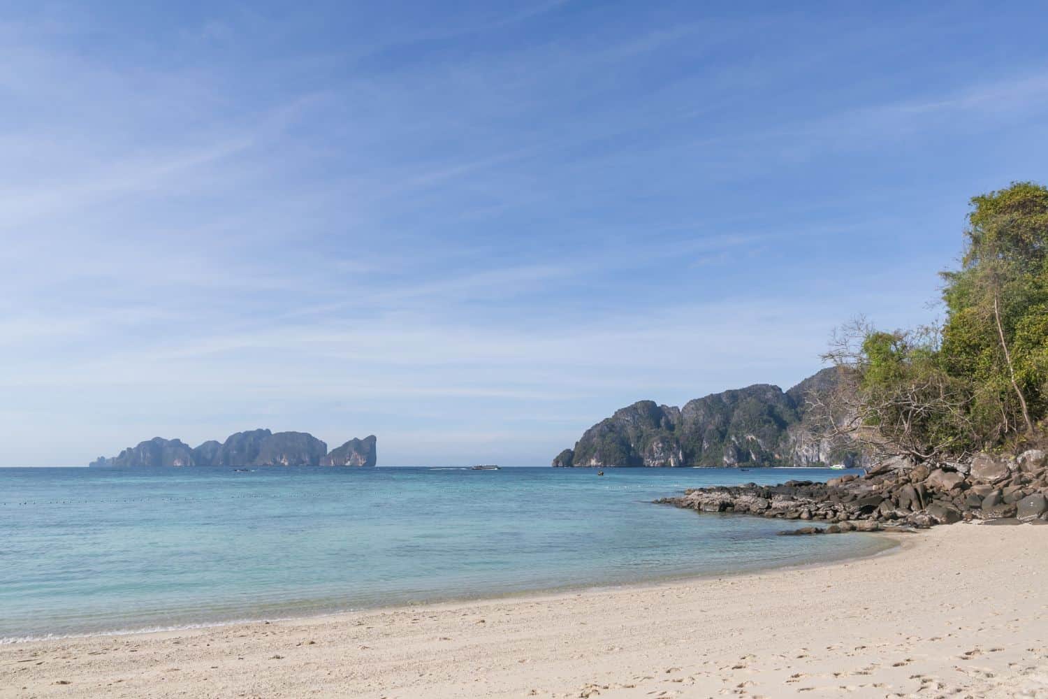 scenic view of Phi Phi Islands beach